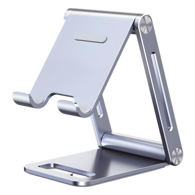 UGREEN - Soporte de Escritorio para Teléfono Móvil / Aluminio / Ajustable / Plegable / Carga hasta 600 g / Compatibilidad 4.7'' a 7.9''