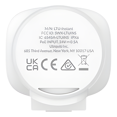UBIQUITI - Cliente 5 GHz PtMP / 550 Mbps TCP/IP / Antena 22 dBi / Ancho de banda 10-50 MHz / Bluetooth / Plug-and-play LiteBeam Gen2