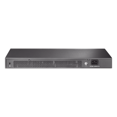 TP-LINK - Switch Administrable L2+/L3 / 24 Puertos Gigabit / 4 Puertos SFP+ 10G / 128 Gbps / Sin Ventilador / Omada SDN