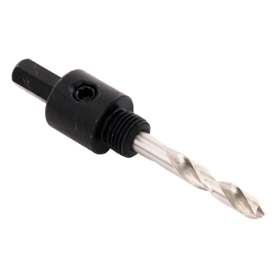 MAKITA - Adaptador para Broca Sierra / 3/8" / Compatible 3/8" y 1/2" / Brocas 9/16" a 1-1/8" / Guía de Eje Único