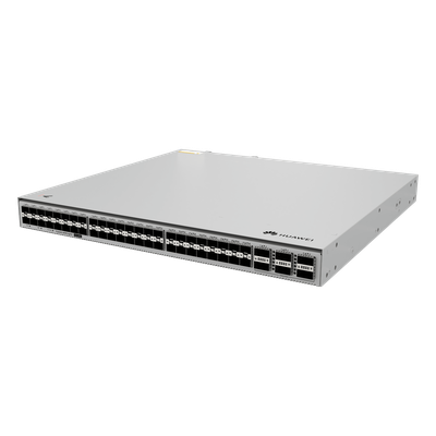 HUAWEI - Switch Core Capa 3 / 48 Puertos 10G SFP+ / 6 Puertos 100G QSFP28 / Switching 2,160 Gbps / Forwarding 1,607 Mpps / iStack / Gestión Cloud