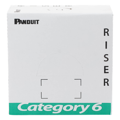 PANDUIT - Bobina de Cable UTP / Categoría 6 / 250 MHz / 23 AWG / 305 m (1000 ft) / CMR / Azul