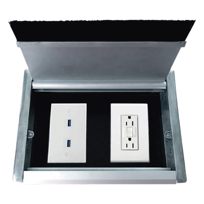 THORSMAN - Caja Universal Vacía / 2 Módulos / Aluminio Anodizado / Escritorio / 2m / 6.56 ft / -20°C a +80°C