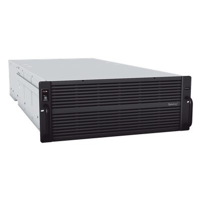 SYNOLOGY - Servidor NAS para rack de 12 bahías / Expandible hasta 180 bahías / Hasta 1,536 TB