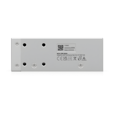 UBIQUITI - Switch WAN Capa 2 / 3 Uplinks SFP+ 10G / 1 Puerto RJ45 GbE / 20 Gbps Switching / Alimentación CA Redundante / Rack 1U