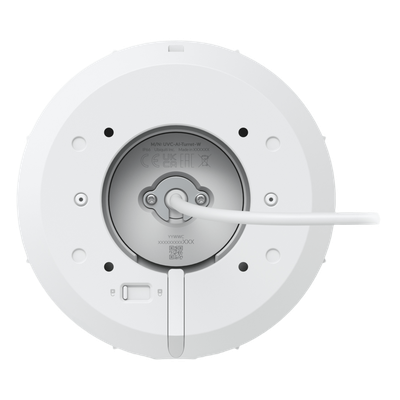 UBIQUITI - Cámara IP Turret / 4K 8 Megapixel / Ángulo Ultra-Ancho 109.9° / IR 40 m (131.2 ft) / AI Reconocimiento Facial y de Matrículas / LED Visión Nocturna a Color / Audio Bidireccional / IP66 IK08 / PoE+