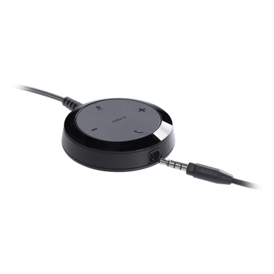 JABRA - Auricular Profesional UC / Conectividad Dual USB y 3.5 mm / Micrófono con Cancelación de Ruido / Controlador en Cable con LED / Plug and Play