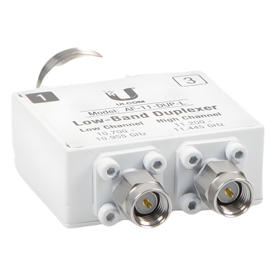 UBIQUITI - Duplexer / Banda Baja 11 GHz / 10.700-10.955 GHz y 11.200-11.445 GHz / 35.1-35.9 ft y 36.7-37.5 ft
