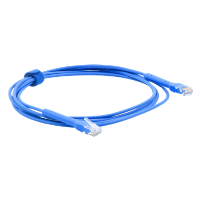 UBIQUITI - Cable Ethernet Cat6 / 2 m (6.56 ft) / RJ45 Flexible / Prueba Fluke / Diámetro Ultrafino / Azul