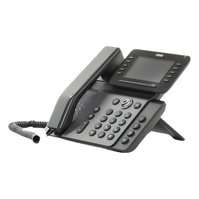 FANVIL - Teléfono IP Empresarial / 20 Líneas SIP / Pantalla 4.3" Ajustable / Wi-Fi 2.4/5 GHz / Bluetooth 5.0 / Puertos Gigabit / PoE