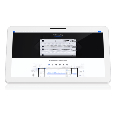 UBIQUITI - Pantalla Interactiva / 21.5 pulgadas FHD / Multitouch Capacitivo / PoE++ / Octa-Core 2.2 GHz / VESA