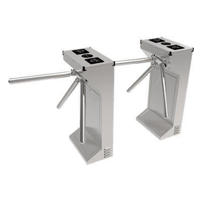 ACCESSPRO - Torniquete Industrial / Acero Inoxidable 304 / Bidireccional / Abatimiento de Emergencia / 35 Personas/min / 0.2s Tiempo de Operación