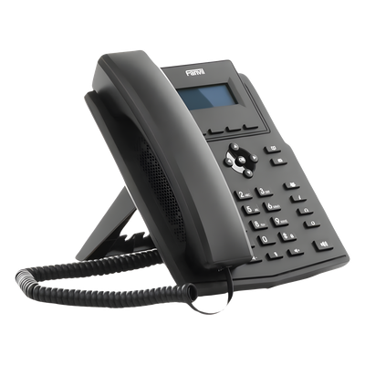 FANVIL - Teléfono IP / 2 Líneas SIP / Pantalla LCD 2.3" / Audio HD G.722 y Opus / Conferencia 6 Vías / PoE 802.3af / Puertos Ethernet Duales Gigabit / Soporte EHS