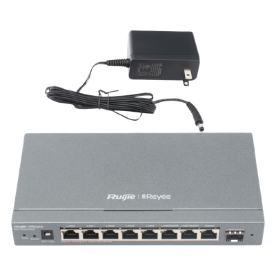 RUIJIE - Router Balanceador / 4 Servicios WAN / SD-WAN 80 Mbps / 600 Mbps Rendimiento / 200 Clientes / 16 VLAN / Montaje Rack