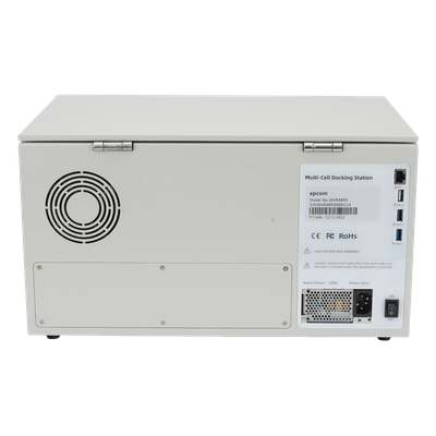 EPCOM - Estación de Descarga para Body Cam / 8 Puertos / Pantalla Táctil 10 Pulgadas / Ethernet 1000 Mbps / Almacenamiento 36 TB / Android Integrado
