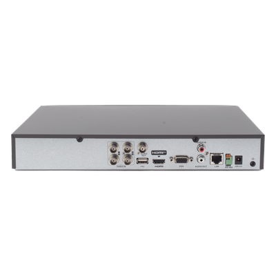HIKVISION - Kit TurboHD / 3K 5 Megapixel / DVR 4 Canales / 4 Cámaras Bala / Dual Light 30 m (98.4 ft) / IP67 / Micrófono Integrado / Cables 18.3 m (60 ft)