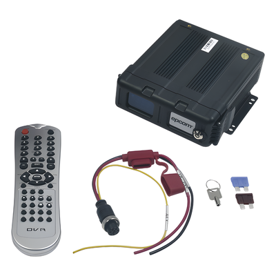 EPCOM - Vídeo Grabador Móvil Tríbrido, soporta 4ch AHD / Analogico + 1 ch 720P, sistema de almacenamiento mediante memoria SD