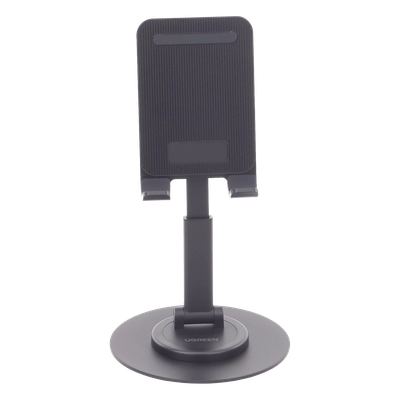 UGREEN - Soporte para Dispositivo Móvil / Rotación 360° / Altura Ajustable 17-20 cm (6.7-7.9 in) / Ángulo 0-130° / Plegable 4.32 cm (1.7 in) / Aluminio