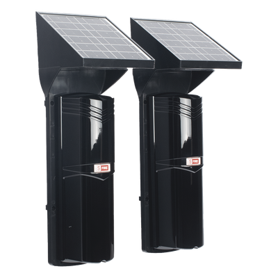 SFIRE - Detector Fotoeléctrico Solar / 3 Rayos IR / 100 m (328 ft) Exterior / 4 Frecuencias / Batería 4,000 mAh / Sincronización Digital