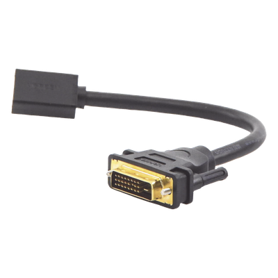 UGREEN - Adaptador DVI Macho a HDMI Hembra / Bidireccional / 1080P@60Hz / Cable 22 cm (8.66 in) / Triple Blindaje