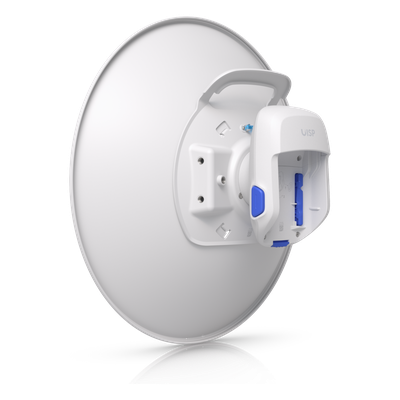 UBIQUITI - Antena Direccional Tipo Plato / 26 dBi / Frecuencia 5150 a 6875 MHz / Resistencia Viento 200 km/h (124.3 mph) / IPx6 / Montaje Directo Radio