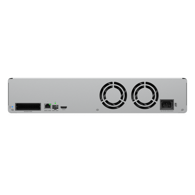 UBIQUITI - NVR 2U / 8 Bahías HDD/SSD / Soporte 100 Cámaras HD / 50 Cámaras 4K / Puerto 10G SFP+ / 2.5GbE / HDMI / Edge-AI