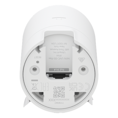 UBIQUITI - Cámara IP / 2K 4 Megapixel / 30 fps / IR 6 m (19.7 ft) / PoE 802.3af / Detección IA / IPX4