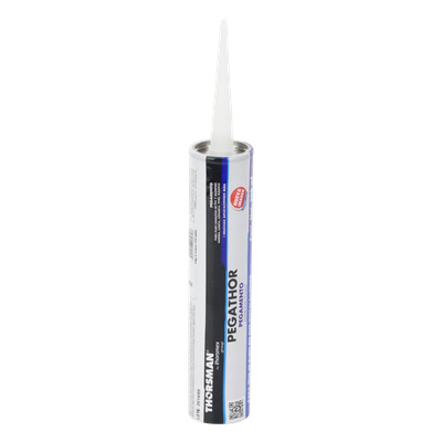 THORSMAN - Pegamento para canaletas / 300ml / -20°C a +70°C / Resistencia 45 kg/cm² / 75% sólidos / Blanco