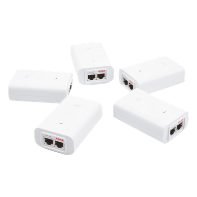 UBIQUITI - Adaptador PoE / 24 VDC / 1.0 A / Gigabit / 4 Pares / Montaje Pared