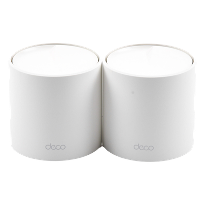 TP-LINK - Sistema Mesh Wi-Fi 6 / AX1800 Mbps / 4 Flujos Simultáneos / 2 Puertos Gigabit WAN/LAN Auto-Detección / 2 Antenas Internas / Administración App Móvil