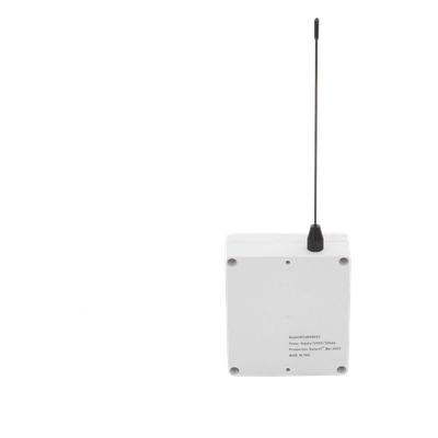 SFIRE - Receptor Inalámbrico / Alcance 2500 m (8202.1 ft) / 2 Salidas de Relevador Tipo C / Frecuencia 433.92 MHz / Contacto Seco para Panel de Alarma