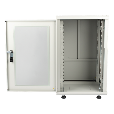 LINKEDPRO - Gabinete Rackeable / 18U / 19 in / Puerta Cristal / Carga 750 Kg / 600x605x930 mm (23.6x23.8x36.6 in) / 3.05 ft Alto