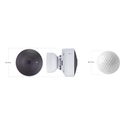 UBIQUITI - Cámara miniatura UniFi G3 MICRO para interior Wi-Fi doble banda 1080p vista nocturna con micrófono y altavoz integrado