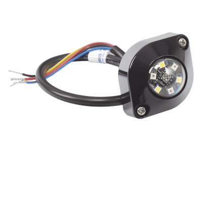 ECCO - Estrobo Oculto LED / 6 LED / Ámbar/Blanco / 69 Patrones / Montaje Superficie / IP67/IP69K / 12-24 V