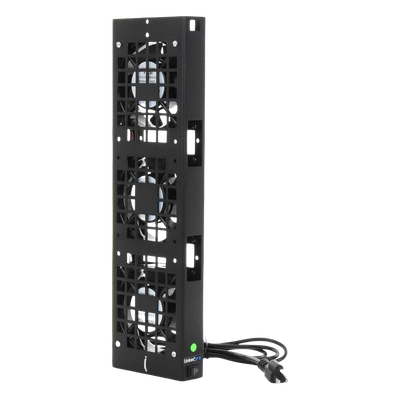 LINKEDPRO BY EPCOM - Kit de Ventiladores para Gabinete de Piso / 110 Vca / 12 x 12 cm / 1.56 ft Cable / Acero Calibre 18