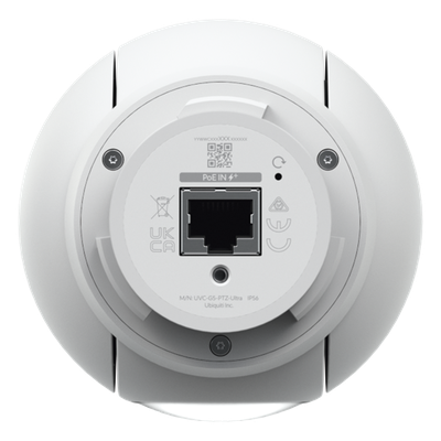 UBIQUITI - Cámara PTZ IP / 2K 4 Megapixel / Zoom Óptico 2X / IR 20 m (65.6 ft) / PoE+ / IP66 / IK04