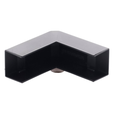 THORSMAN - Esquinero Exterior / PVC Autoxtinguible / Negro / Para Canaleta TMK-1720-N-CC