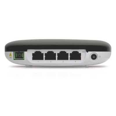 UBIQUITI - CPE GPON / Wi-Fi 802.11n / 2.488 Gbps Downstream / 4 Puertos LAN Gigabit / PoE Pasivo 24V / 128 Dispositivos