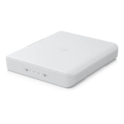 UBIQUITI - Caja Terminal de Fibra Óptica para Exterior / IPX5 / Montaje en Poste Ø35-60 mm (1.38-2.36') / Policarbonato UV / 249×218×60 mm (9.8×8.6×2.4')