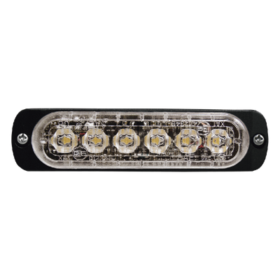 SIGNALPRO - Luz Auxiliar LED / 6 LEDs / Certificación SAE Clase 1 y ECE R65 / Sincronización 15 Unidades / Perfil Bajo 9 mm / Aluminio Sólido