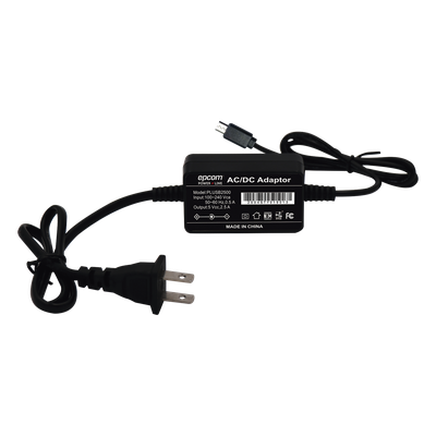 EPCOM POWERLINE - Cargador Micro-USB Profesional de 5 Vcc, 2.5 A para Celulares, Tabletas y Radio PKT-03 / Voltaje de Entrada de 100-240 Vca