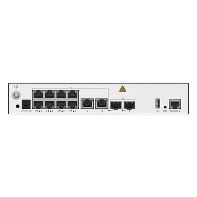 HUAWEI - Controladora de Puntos de Acceso / 10 puertos 10/100/1000 Mbps / 2 puertos 10GE SFP+ / Hotspot 2.0 / Roaming Capa 2 y 3 / Rendimiento 10 Gbps / Soporta 128 APs / Hasta 1024 Clientes