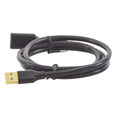 UGREEN - Cable Extensor USB 3.0 / 5 Gbps / 1 m (3.3 ft) / Macho-Hembra / Blindaje Múltiple / Conectores Baño de Oro