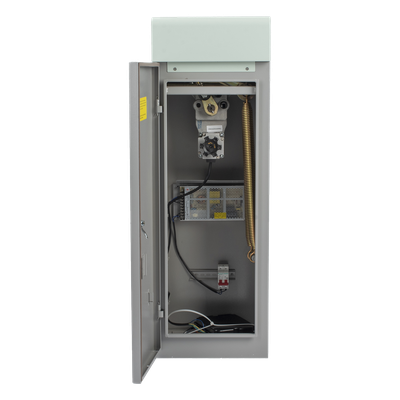 ACCESSPRO - Barrera Vehicular / Motor Brushless / Brazo 6 m (19.7 ft) / Velocidad Ajustable / Sentido Configurable / 110VAC / -35 a 60°C