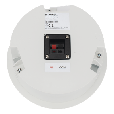 HIKVISION - Altavoz Secundario IP / 3 Watts / 8 Ohms / Montaje en Plafón / Compatible con DS-QAZ1203G1-BE / Interior