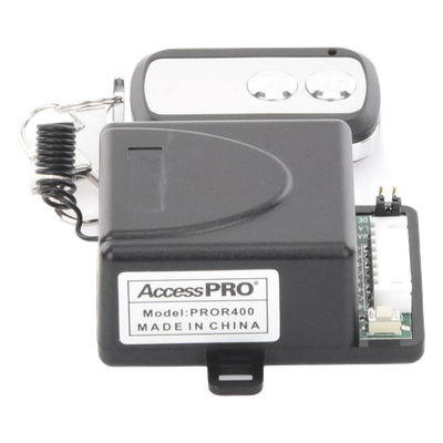 ACCESSPRO - Receptor de RF / 2 Relevadores / 433.92 MHz / 50 m / 12-24 VCD / -20 a 60°C / 2.4 x 1.7 x 0.1 in