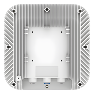 RUIJIE - Punto de Acceso Mesh Wi-Fi 6 / Banda Dual 5.95 Gbps / MU-MIMO 4x4 / Omnidireccional 360° / Puerto 2.5G PoE y SFP / Exterior Industrial