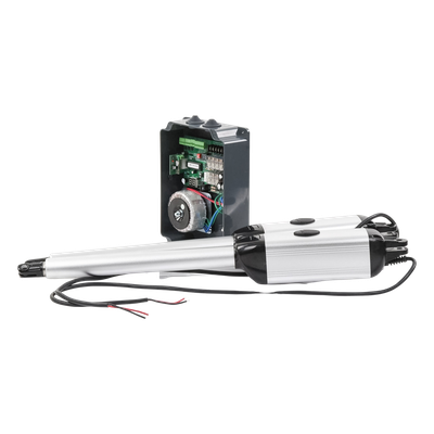 ACCESSPRO - Kit de Brazos para Portón Abatible / 2 Hojas / 3 m (9.8 ft) / 300 kg / IP55 / 50 Ciclos Diarios / Residencial