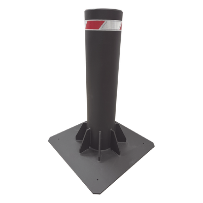 ACCESSPRO - Bolardo Fijo de Alta Seguridad / 220 mm Diámetro / 750 mm Altura / 12 mm Espesor Pared / Acero al Carbón / 2.46 ft Altura / 0.72 ft Diámetro