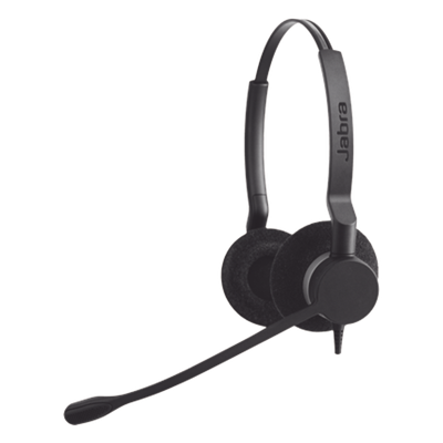 JABRA - Diadema / Auricular Jabra Biz 2300 Duo / QD / Cable Reforzado / Brazo 360° / Contact Center (2309-820-105)